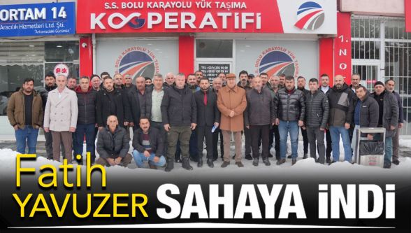Fatih Yavuzer sahada temposunu artırdı, ziyaretler hız kesmiyor