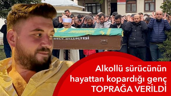 Alkollü sürücünün çarptığı motosikletli genç, Bolu'da son yolculuğuna uğurlandı