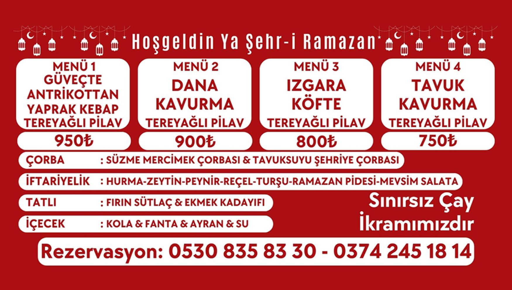 Bolu’da 47 yıllık lezzet: Fatih Hanı Et Lokantası’ndan zengin Ramazan menüsü