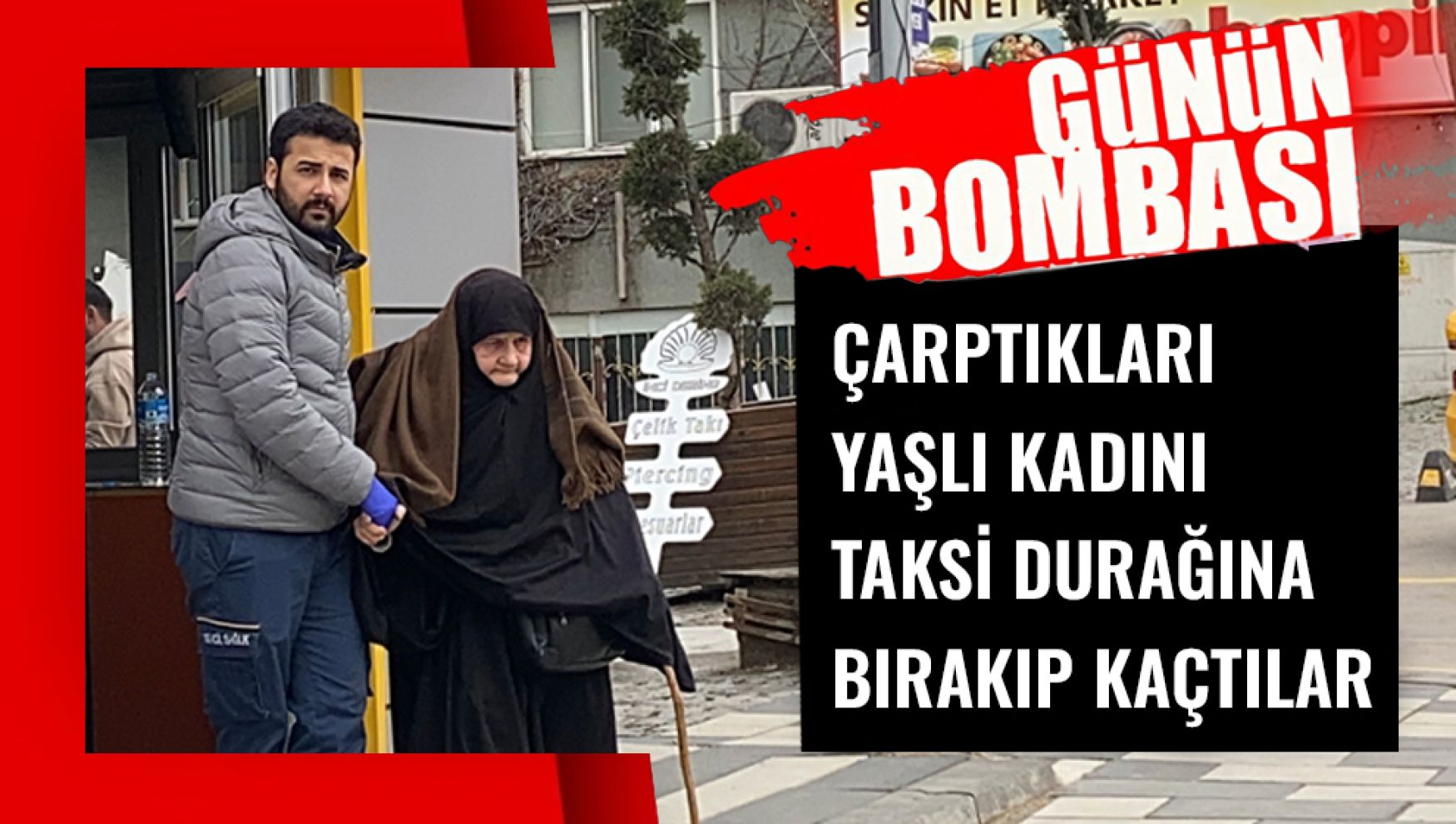Bolu'da motosikletin çarptığı 75 yaşındaki kadın yaralandı, sürücü kaçtı