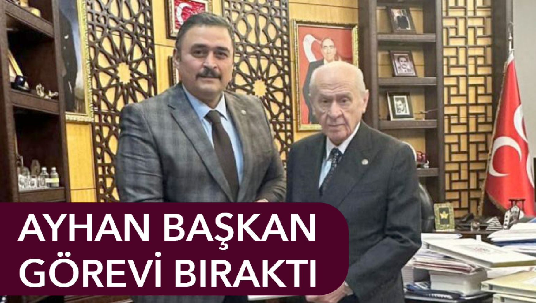 MHP Bolu İl Başkanı Ayhan Çelikkol görevinden ayrıldı