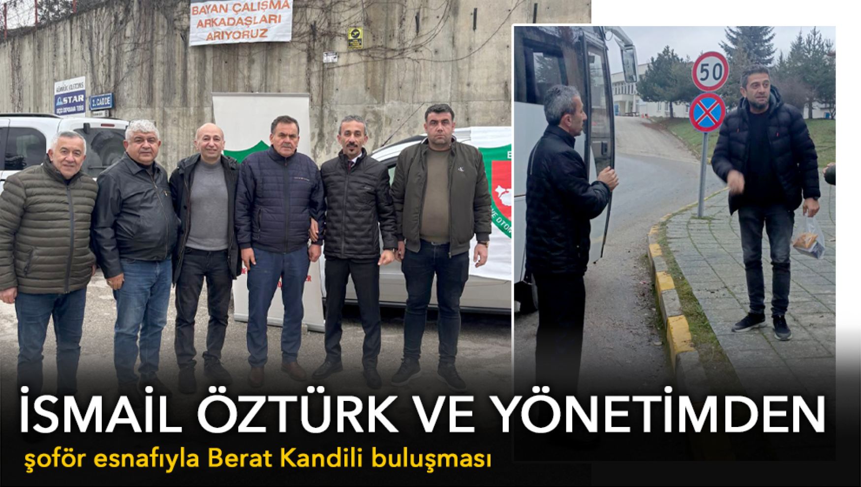 Şoför esnafına Berat Kandili ziyareti