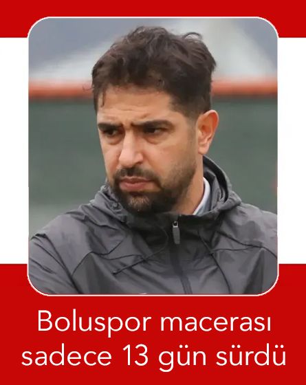 Boluspor'da Erdal Güneş dönemi 13 günde sona erdi