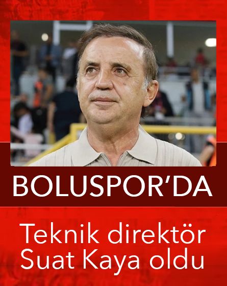 Boluspor'da teknik direktör değişimi bitmiyor: 4. isim Suat Kaya oldu