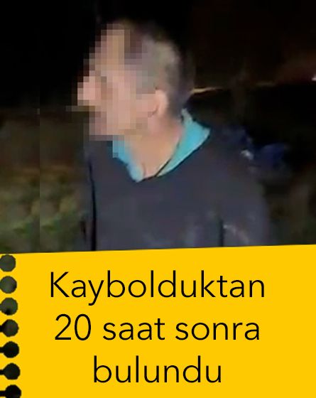 Göynük'te kaybolan zihinsel engelli vatandaş 20 saat sonra sağ bulundu