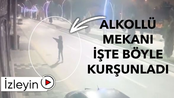 Bolu'da restoran kurşunlandı: O anlar kamerada