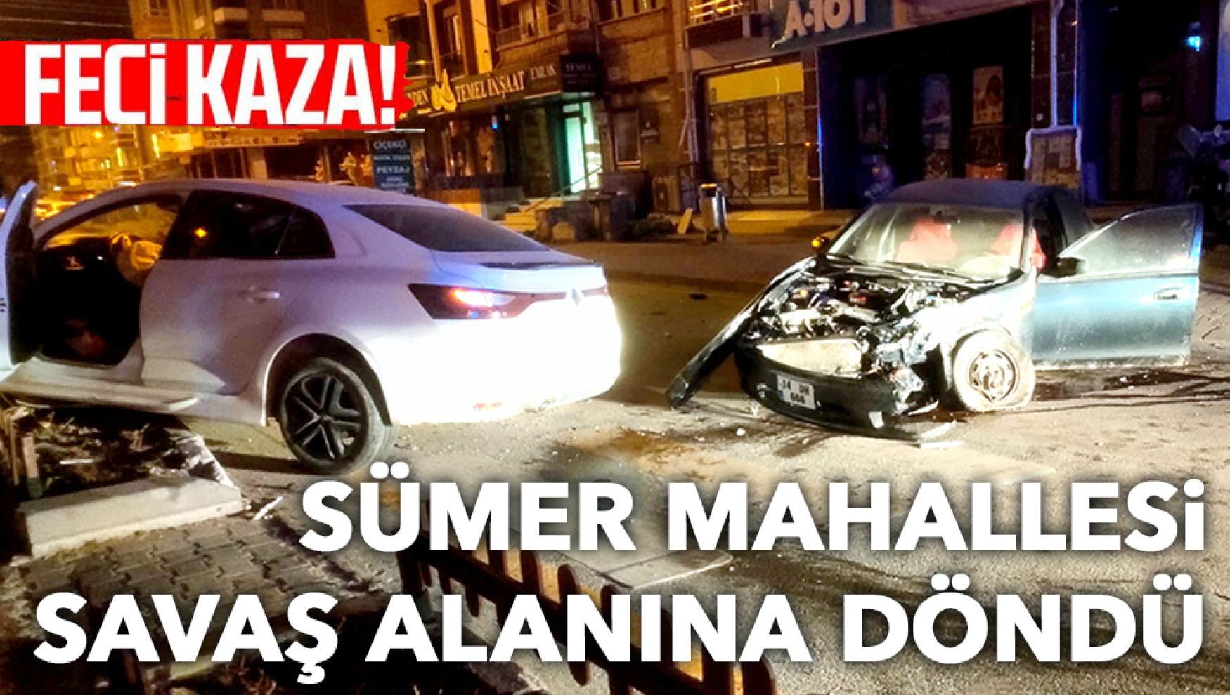 Bolu'da sahur vakti kafa kafaya çarpışma: Ortalık savaş alanına döndü