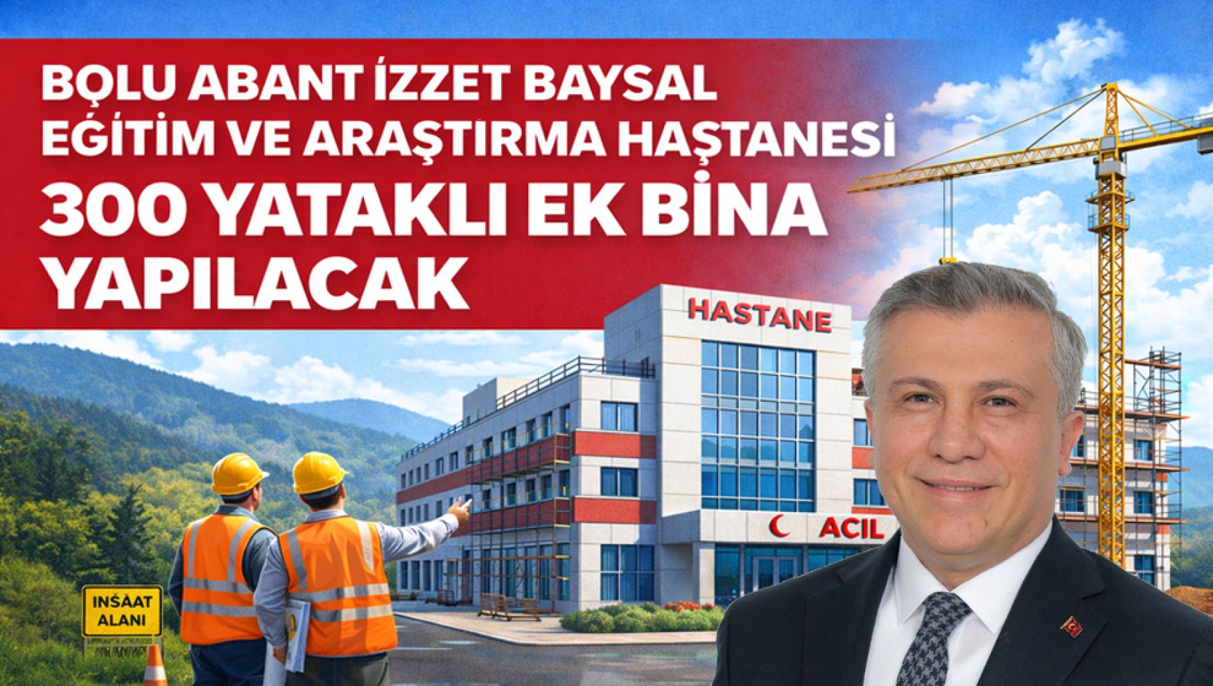 Üniversite'ye 300 yataklı yeni hastane binası geliyor