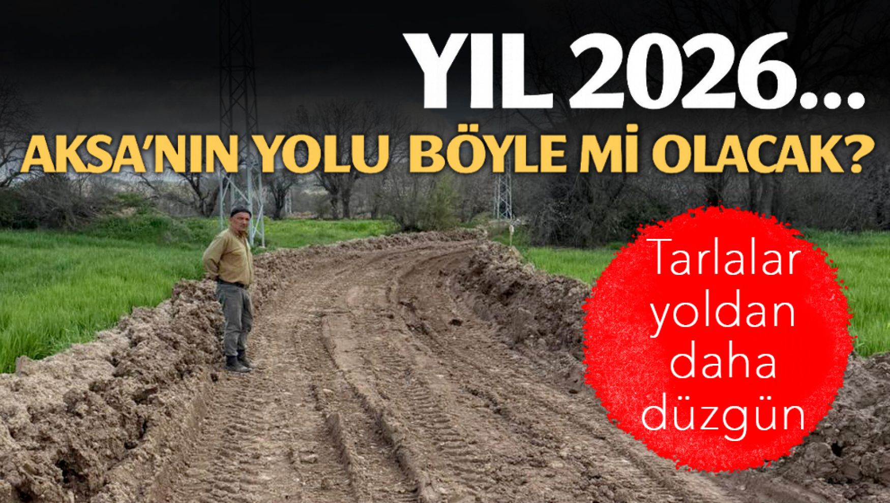 2026 yılında bu yollar! Göynük'te köy yolları isyan ettirdi
