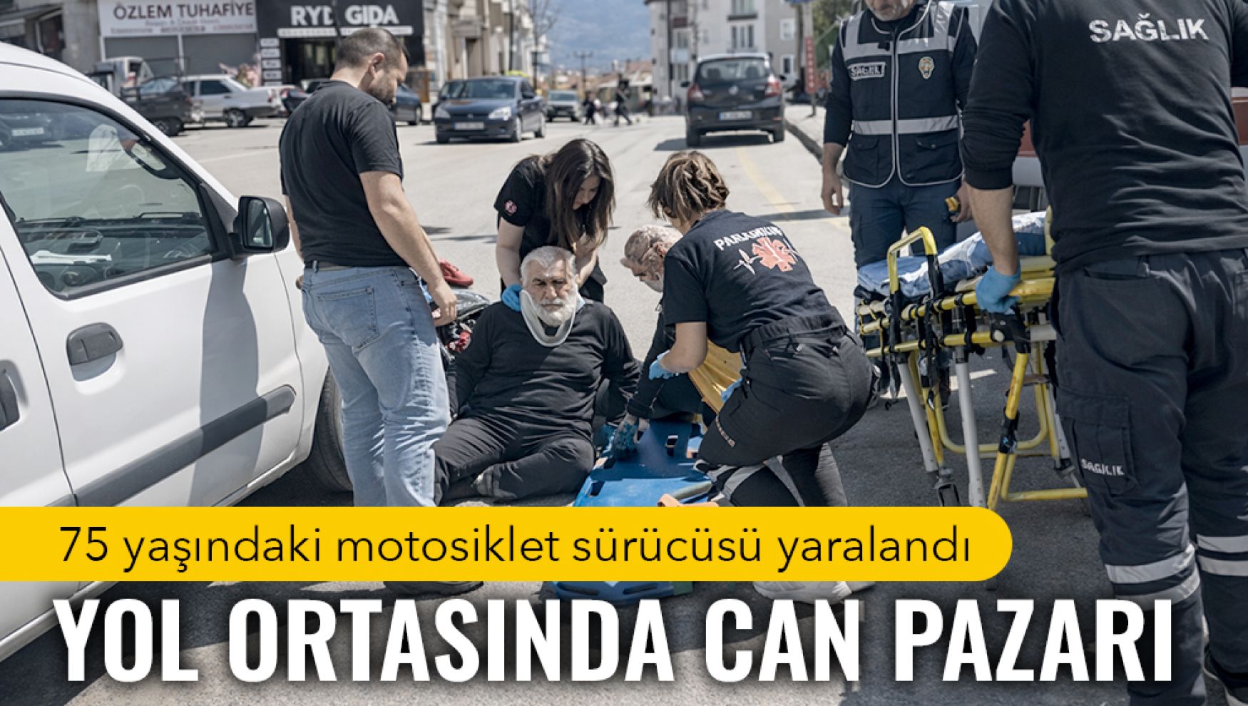 Bolu'da otomobil ile motosiklet çarpıştı: 75 yaşındaki sürücü yaralandı