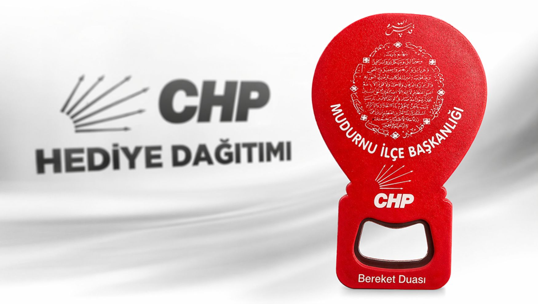 CHP’den Mudurnu’da dikkat çeken hediye