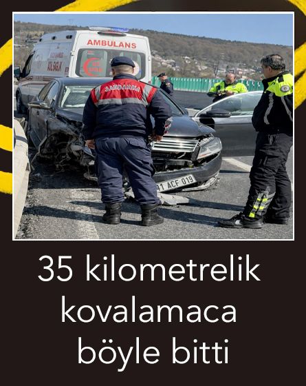 ‘Dur' ihtarını dinlemedi, Bolu Dağı'nda film gibi yakalandı !