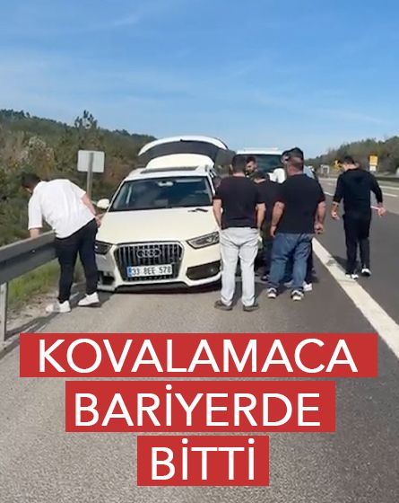 Kovalamaca bariyerde bitti
