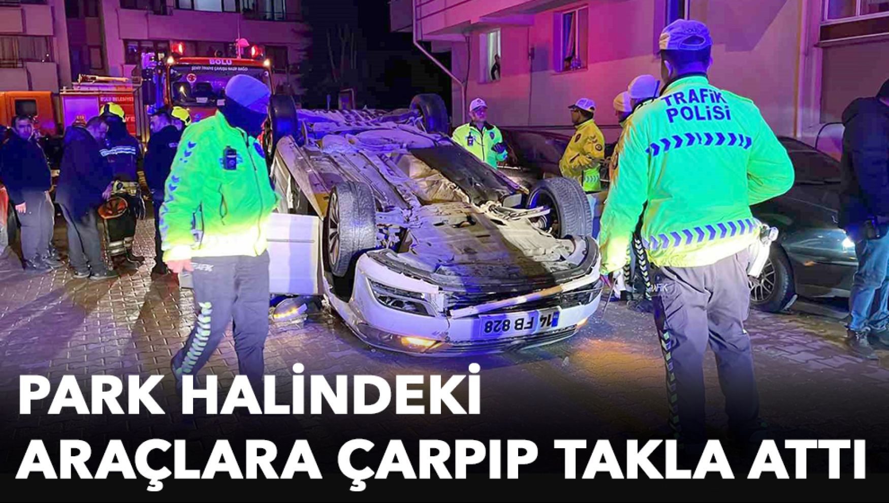 Takla attı, alkolmetreye üfleyemedi