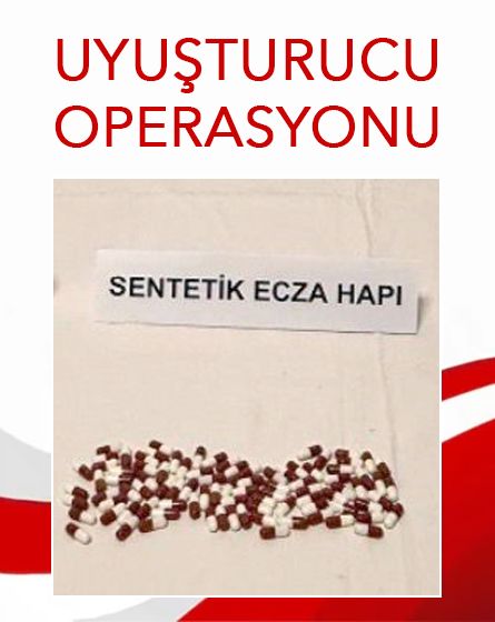 Şüpheli araçtan 90 adet sentetik ecza çıktı