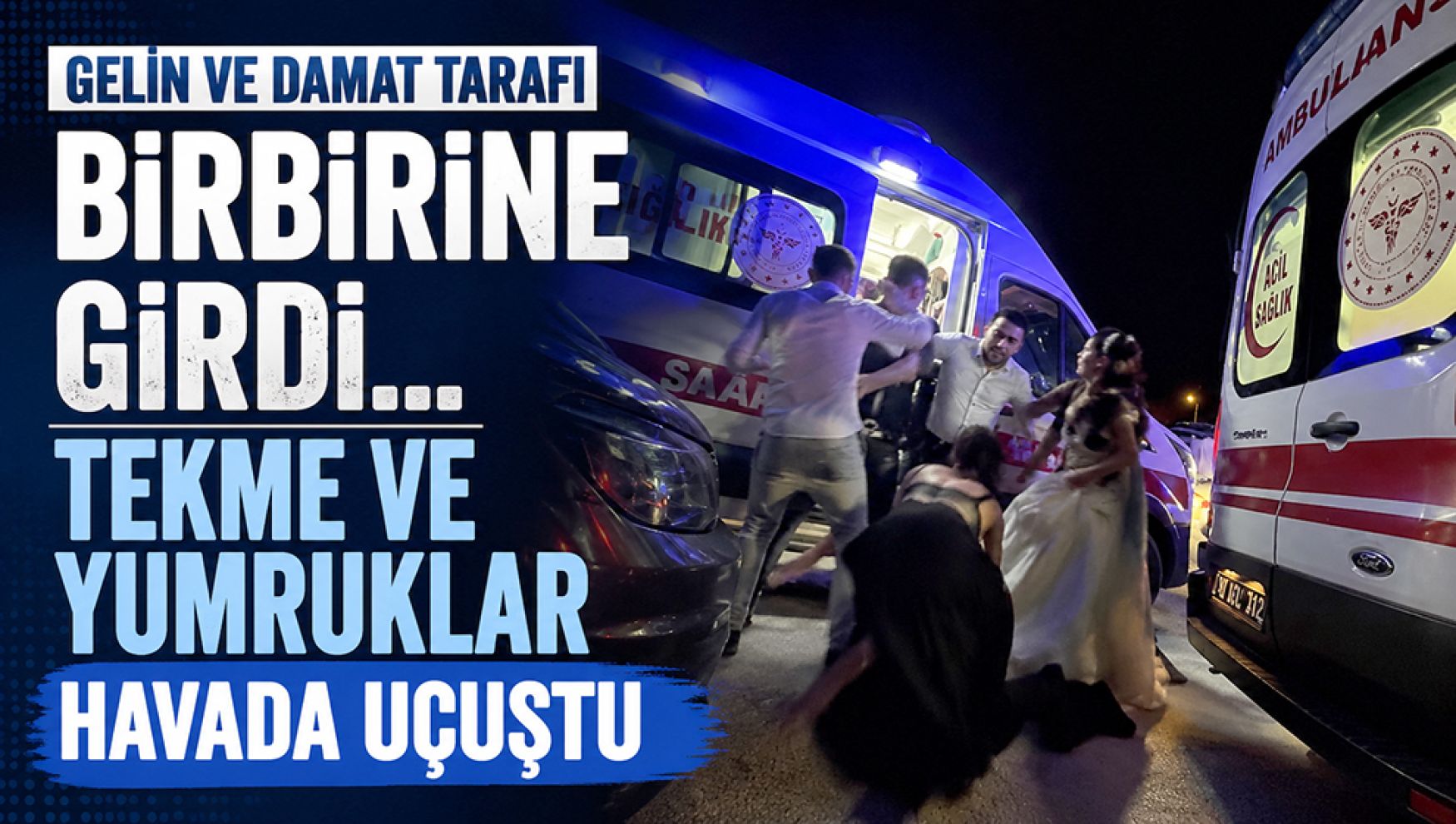 Düğün salonu savaş alanına döndü! Damat da yaralandı