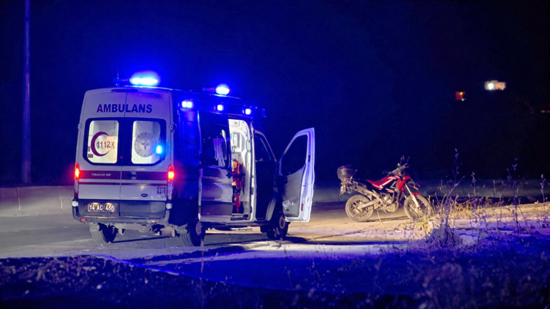 Kontrolden çıkan motosiklet ölüm getirdi
