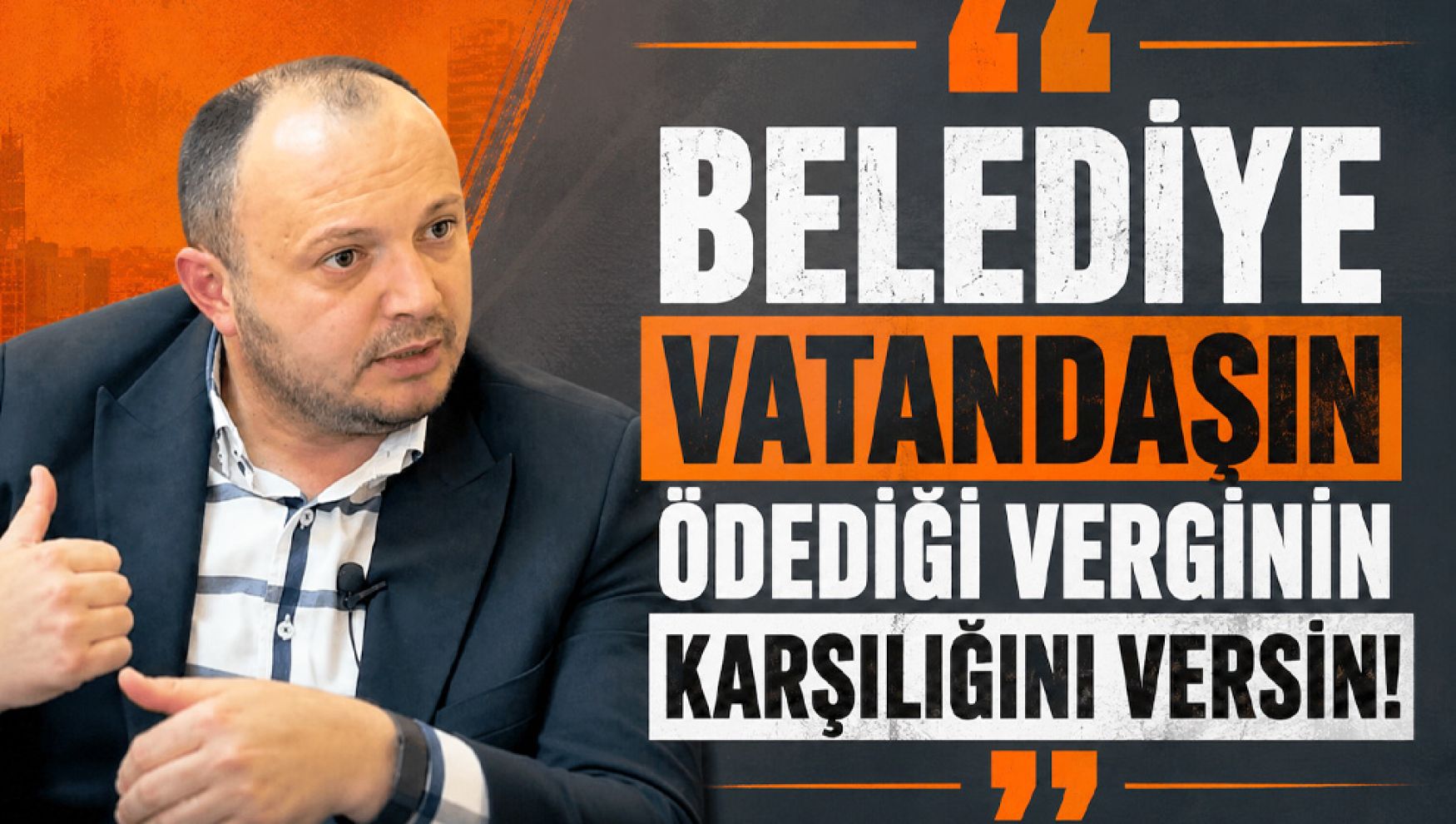 "Vatandaş polemik değil, hizmet bekliyor"