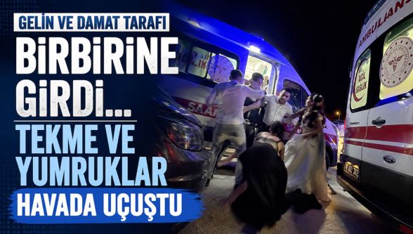 Düğün salonu savaş alanına döndü! Damat da yaralandı