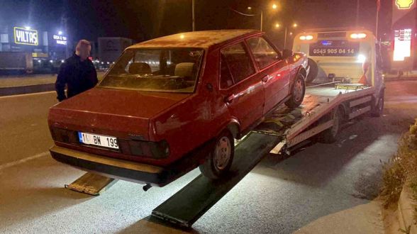 Polisten kaçtı, 200 bin liralık cezadan kaçamadı