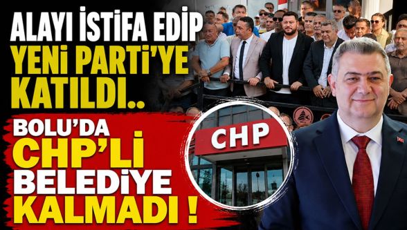Bolu'da CHP'den toplu istifa! Yeni Parti'ye katıldılar