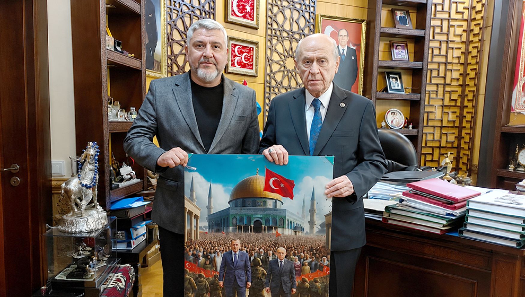 15 Temmuz'un tanığı Adem Evcil'den Devlet Bahçeli'ye anlamlı ziyaret