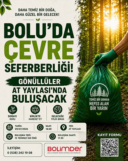 Bolu'da çevre seferberliği! Gönüllüler At Yaylası'nda buluşacak