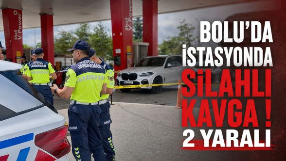 TEM'de akaryakıt istasyonunda silahlı kavga! İki kardeşi vurdu