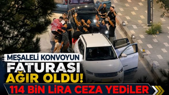 Asker konvoyunda yolu kapattılar! Ceza yağdı: 114 bin lira