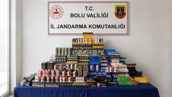 Bolu'da 1 milyon 150 bin TL'lik kaçakçılık operasyonu