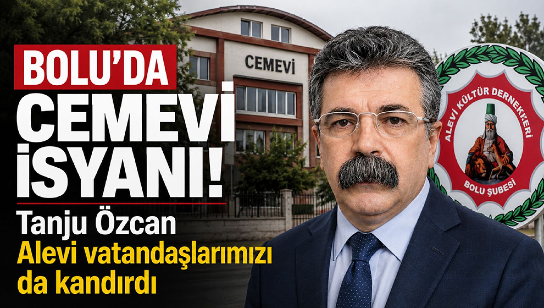 Bolu'da cemevi isyanı! Tanju Özcan Alevi vatandaşlarımızı da kandırdı