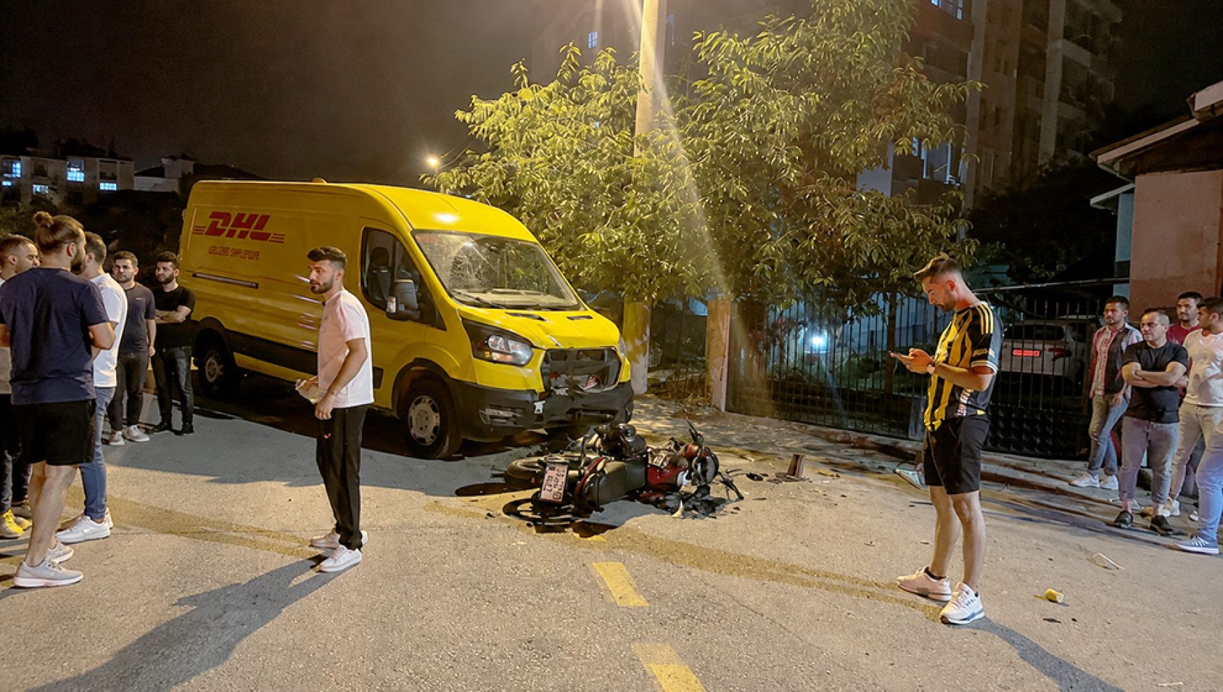 Motosiklet kazaları durmuyor ! Bir sürücü daha hastanelik oldu