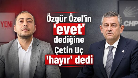 Özgür Özel "evet" dedi, Çetin Uç "hayır" dedi! Bolu'dan referandum çağrısı