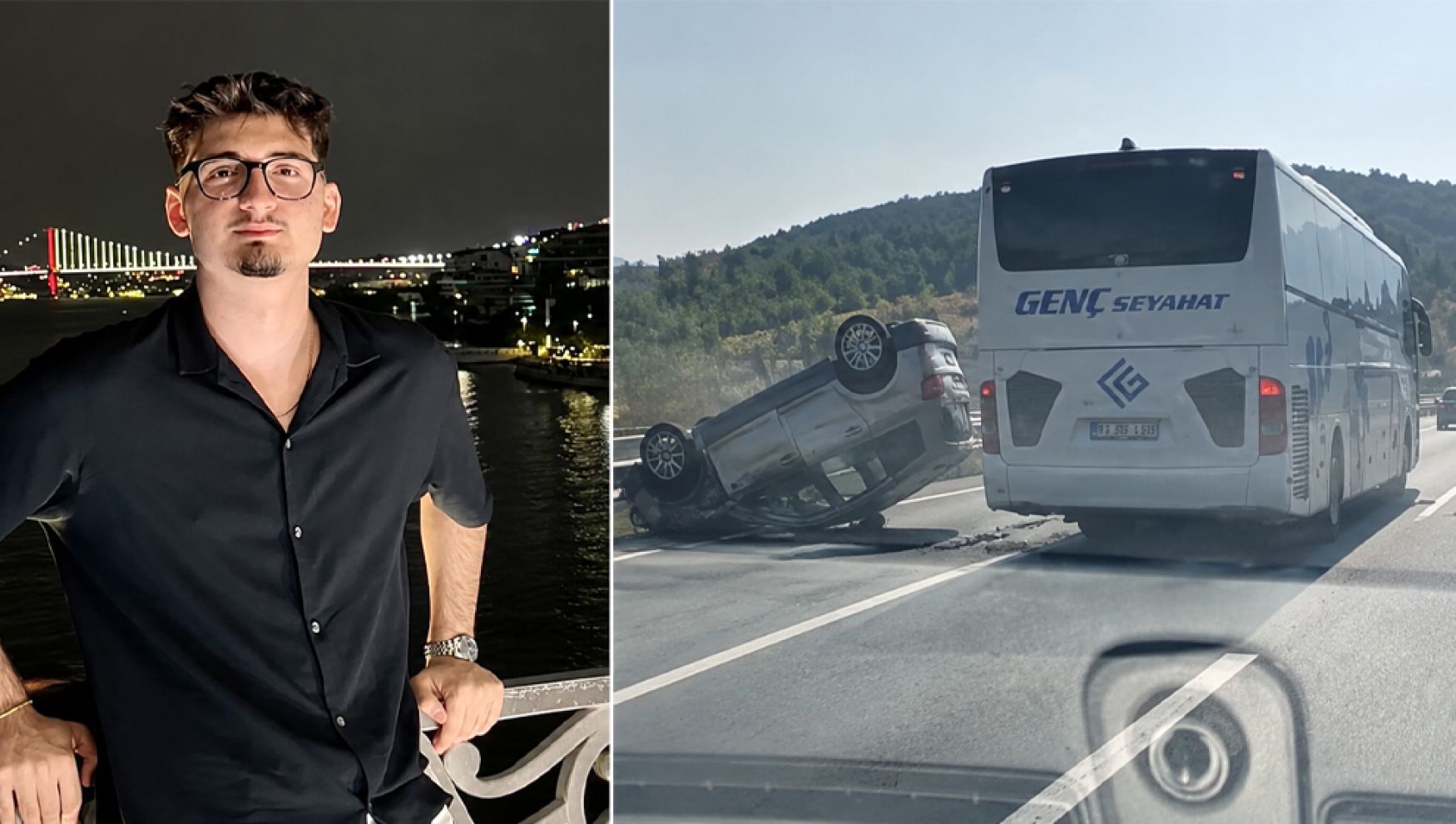 TEM Otoyolu’ndaki kazada yaralanmıştı: Üniversite öğrencisi Burak Çınar hayatını kaybetti