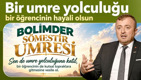 BOLİMDER'den sömestir tatilinde öğrencilere umre desteği