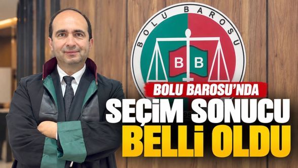 Bolu Barosu'nda Sinan Barut yeniden başkan seçildi