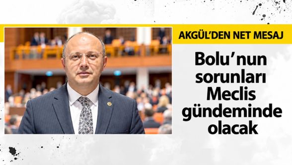 Bolu'nun sorunları Meclis gündeminde olacak