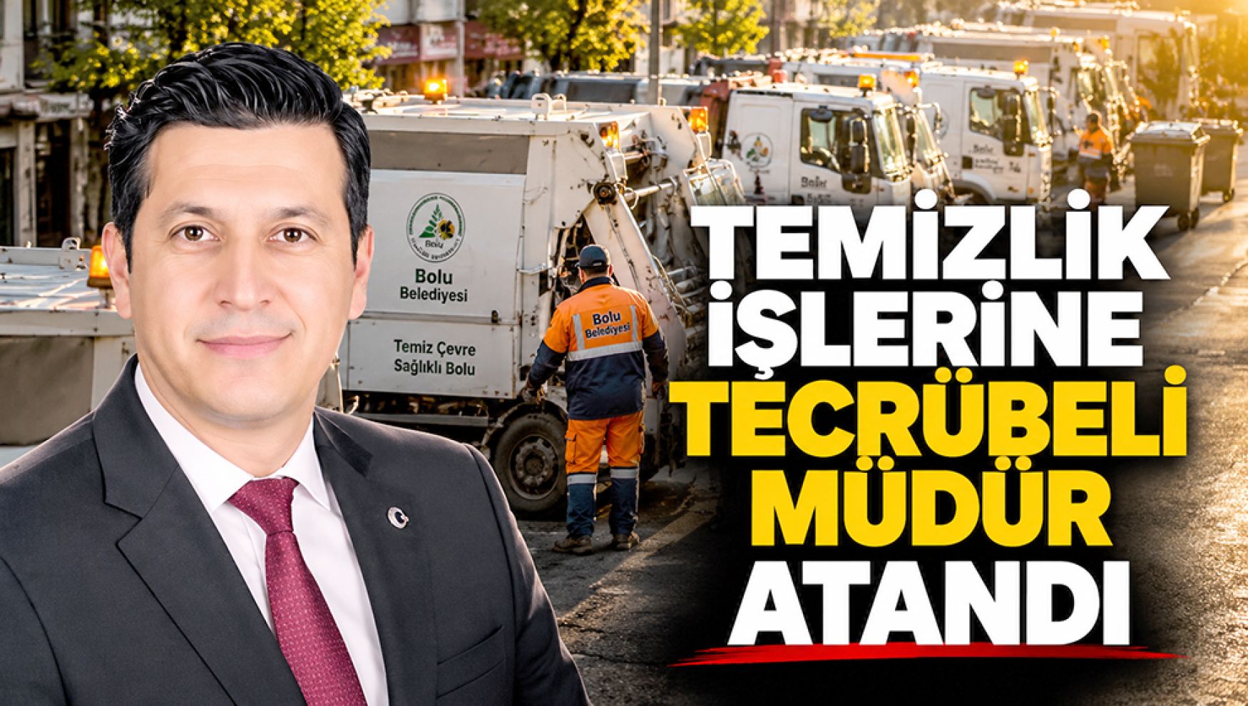 Bolu Belediyesi'nde tecrübeli isim Hamdi Öztürk'e yeni görev